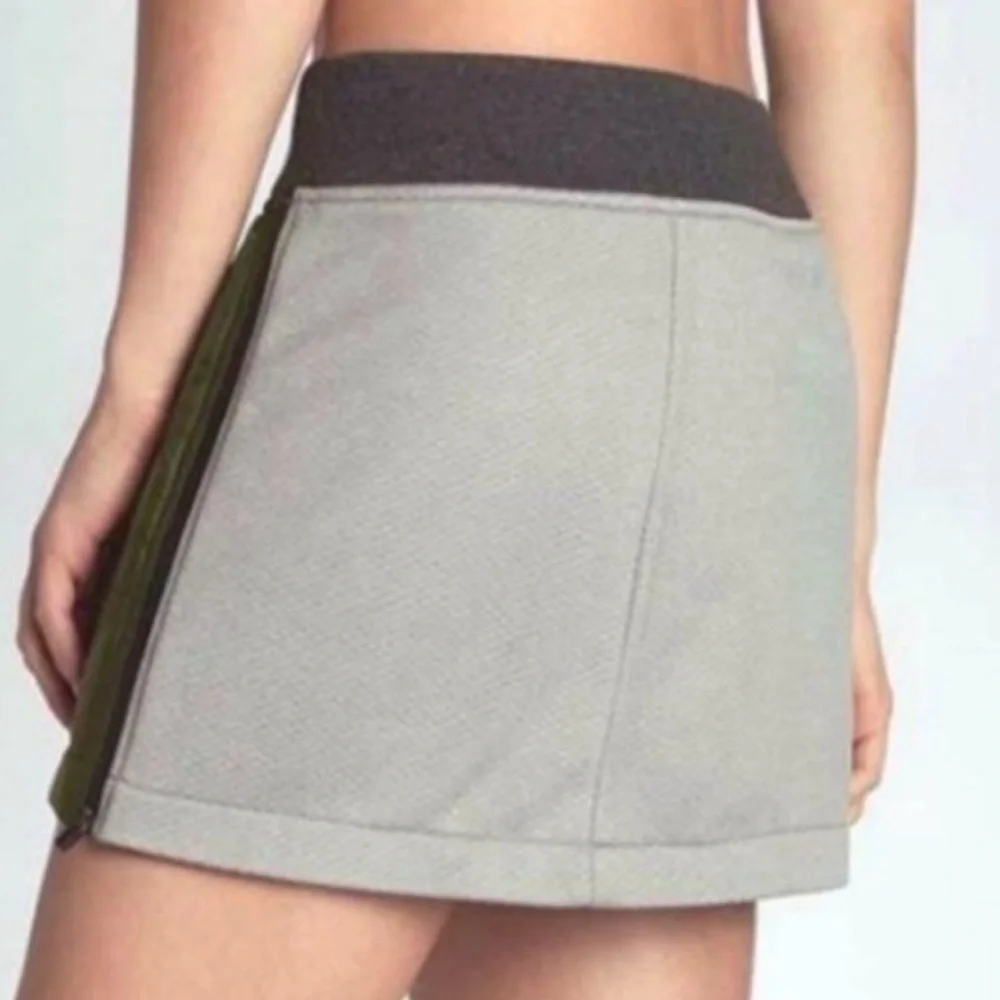 NWT MPG Sport Tira Black & Gray Quilted Active Skirt - Picture 4 of 16